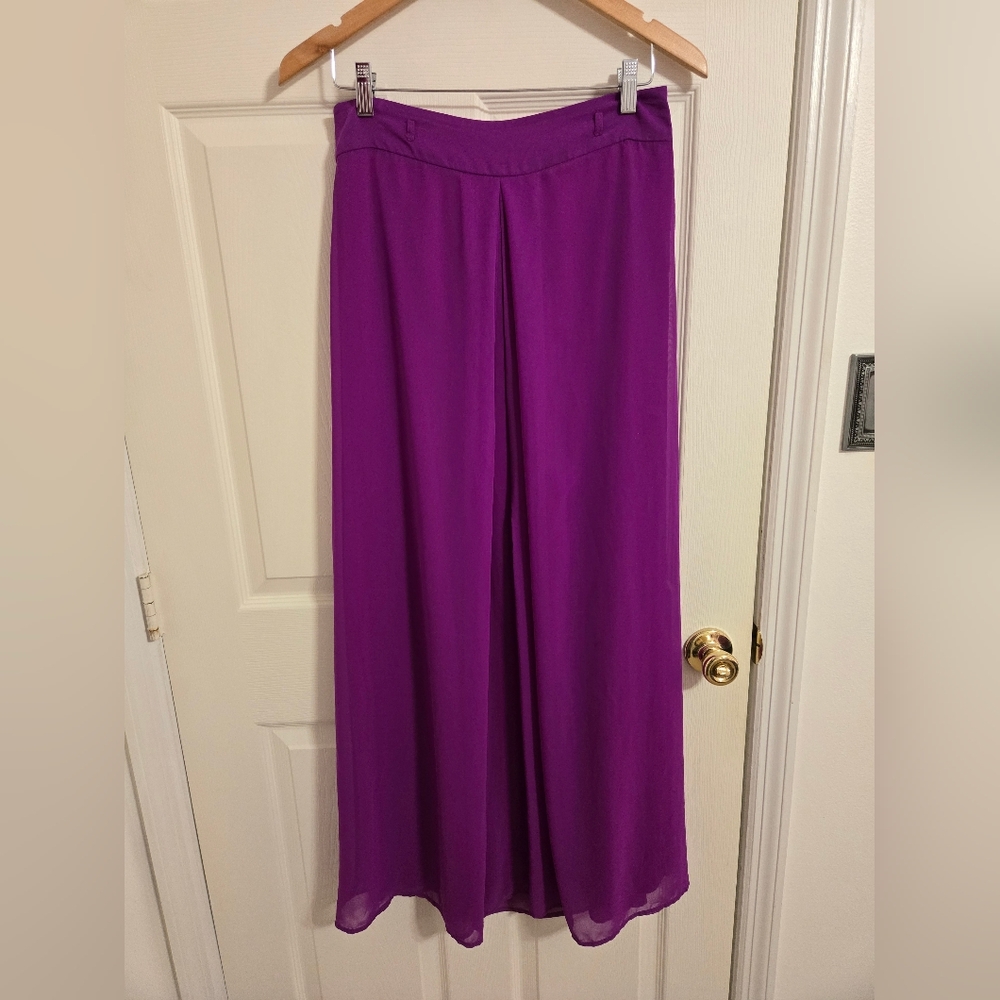 Koton Vibrant Purple Maxi Skirt Size UK 12